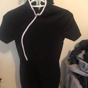 PrettyLittleThing Black Mini Dress Size 6